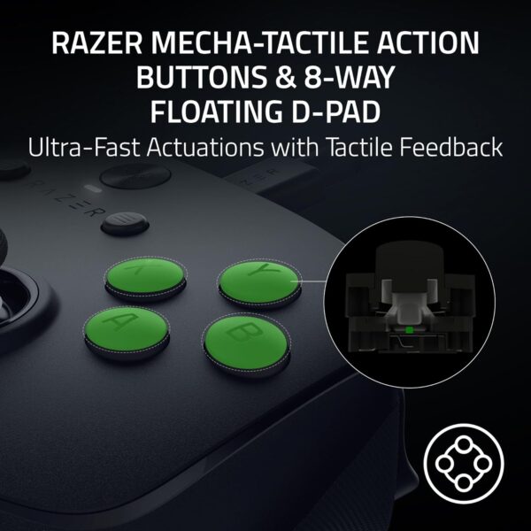 Razer Wolverine V3 Tournament Edition 8K PC — Control con cable, 8000 Hz Polling Rate, TMR Thumbsticks w/Swappable Caps - Imagen 6