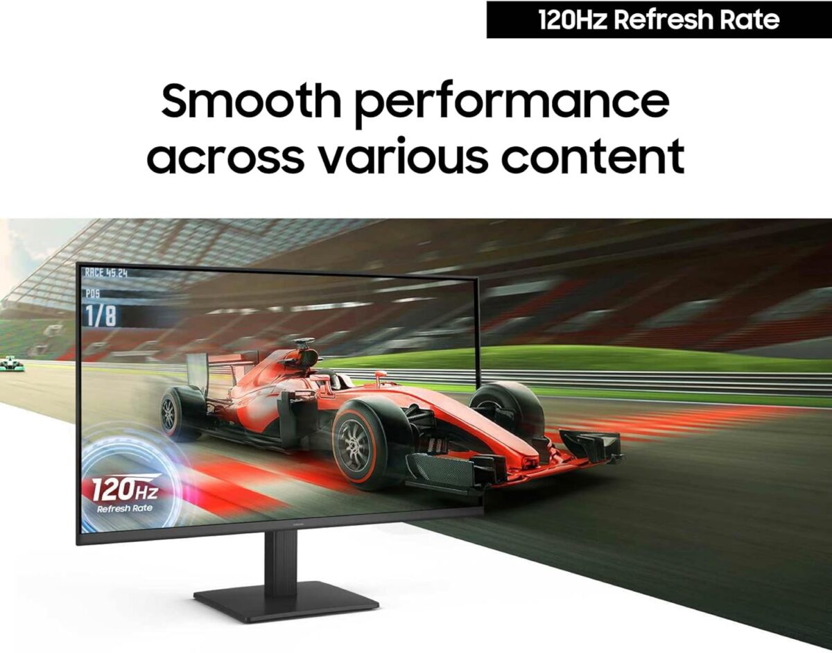 Samsung Essential S3 S32GF — 27″, Full HD, 120Hz, IPS, Monitor plano - Imagen 2