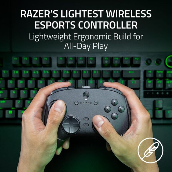 Razer Wolverine V3 Pro 8K PC — Control inalámbrico, 8000 Hz Polling Rate, TMR Thumbsticks w/Swappable Caps - Imagen 3