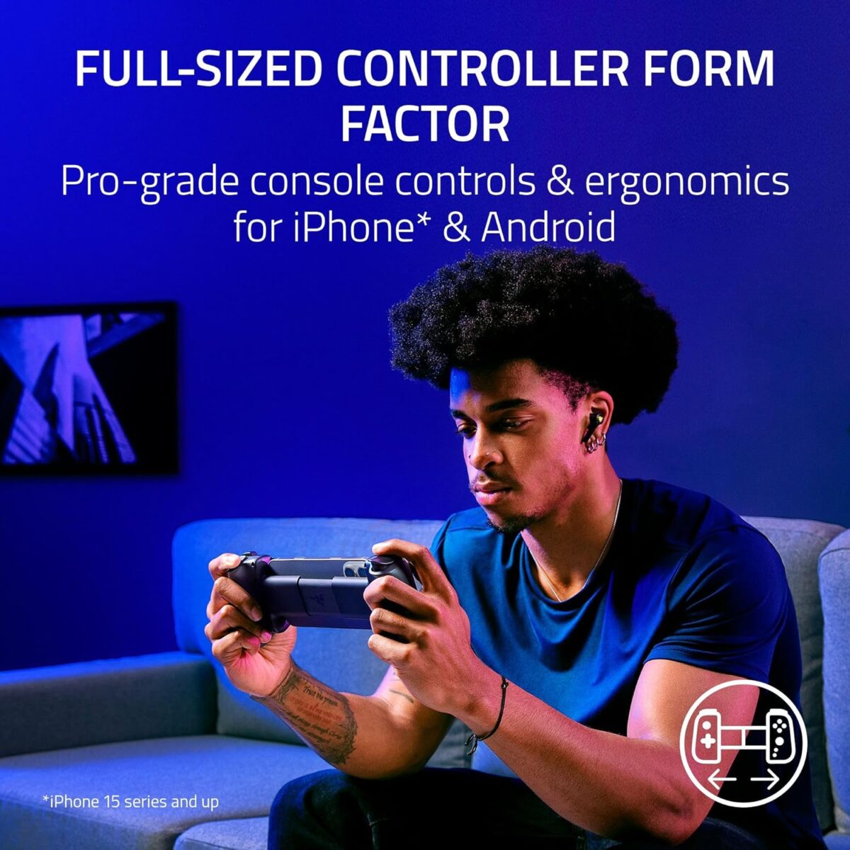 Razer Kishi V3 — Mando para iPhone y Android, USB-C - Imagen 3