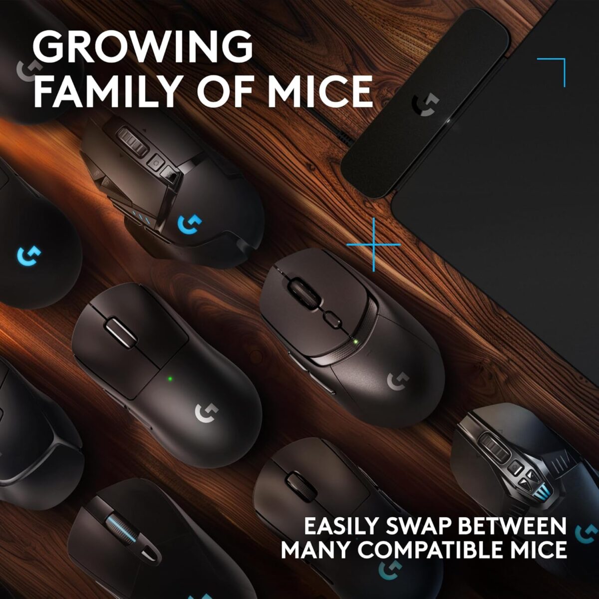 Logitech G POWERPLAY 2 — Mousepad con Sistema inalámbrico de carga, 34 x 28 cm - Imagen 5