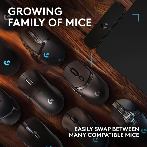 Logitech G POWERPLAY 2 — Mousepad con Sistema inalámbrico de carga, 34 x 28 cm - Imagen 5