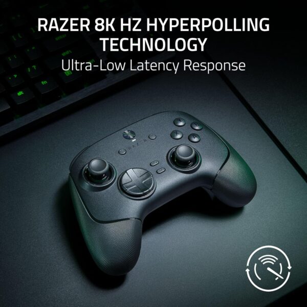 Razer Wolverine V3 Pro 8K PC — Control inalámbrico, 8000 Hz Polling Rate, TMR Thumbsticks w/Swappable Caps - Imagen 2