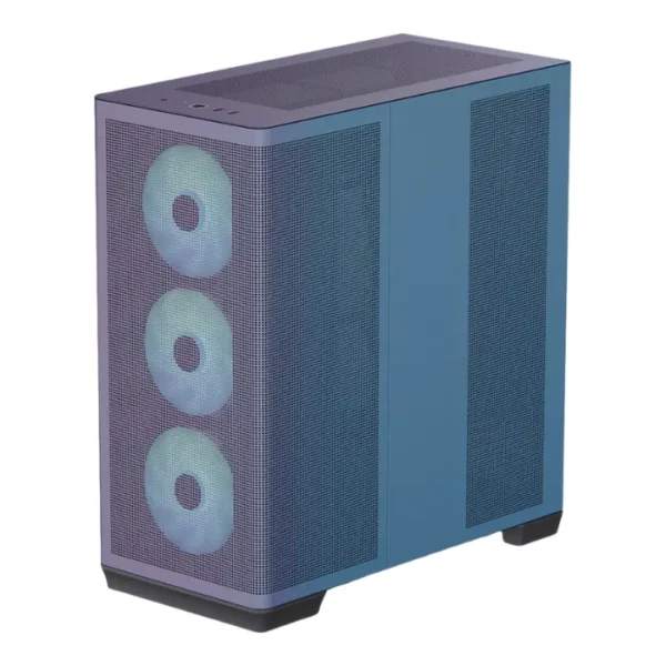 APNX C1 ChromaFlair — Caja ATX, 3 Fans 140mm, 1 Fan 120mm, azul croma | C1-R-CF-V1 - Imagen 3