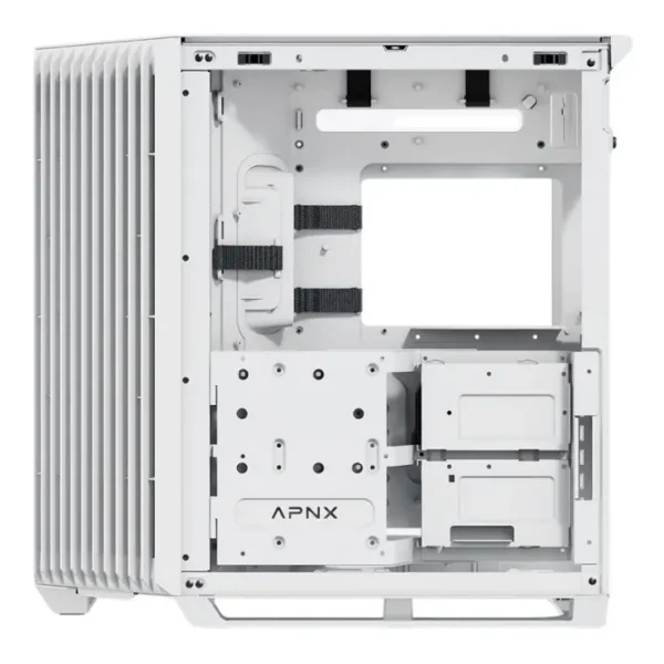 APNX V1 White — Caja ATX, sin fans, blanco | V1-WT-V1 - Imagen 5