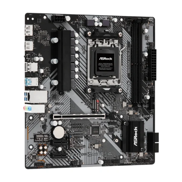 ASRock B650M-H/M.2+ — MicroATX, AM5, DDR5, 2 slots - Imagen 3