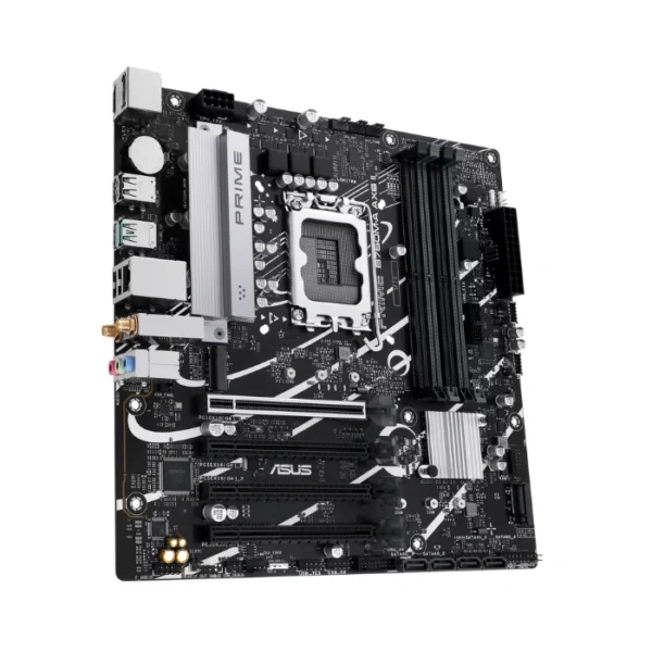 ASUS Prime B760M-A AX6 II — MicroATX, LGA1700, DDR5, 4 slots - Imagen 4