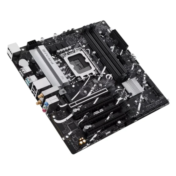 ASUS Prime B760M-A AX6 II — MicroATX, LGA1700, DDR5, 4 slots - Imagen 3