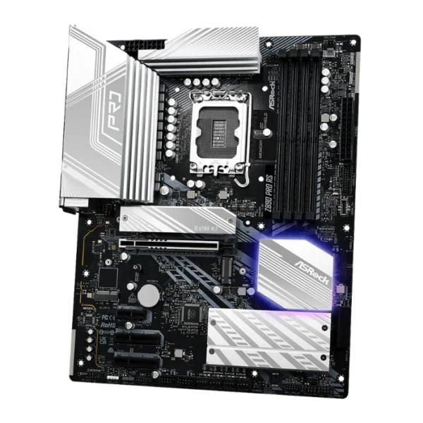 ASRock Z890 Pro RS — ATX, LGA 1851, DDR5, 4 slots - Imagen 4