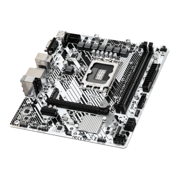ASRock H610M-HDV/M.2+ D5 — MicroATX, LGA 1700, DDR5, 2 slots - Imagen 3