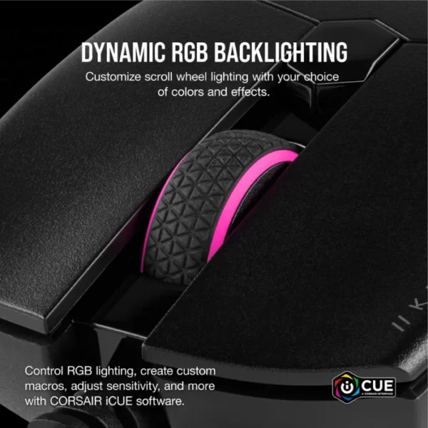 CORSAIR Katar Pro — Mouse alámbrico, FPS/MOBA, 6 botones, 12,400 DPI - Imagen 5