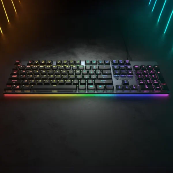 Cougar Luxlim — Teclado mecánico perfil bajo, con cable, RGB Underglow - Imagen 2