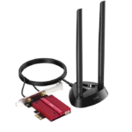 Cudy WE4000 — Adaptador PCIe, Triple Dual, AX5400, Wi-Fi 6, Bluetooth 5.3