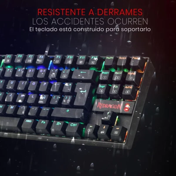 Redragon Kumara K552 RGB BA — Combo teclado mecánico y mouse, con cable, RGB - Imagen 7