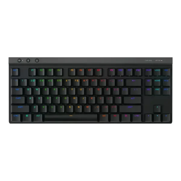 Logitech G515 LIGHTSPEED TKL Black — Teclado mecánico, inalámbrico, táctil, inglés