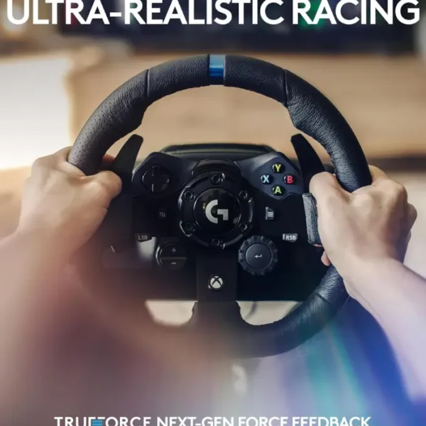 Logitech G923 TRUEFORCE — Volante de carreras + pedales, para PC, Xbox one, Xbox Series X|S - Imagen 2
