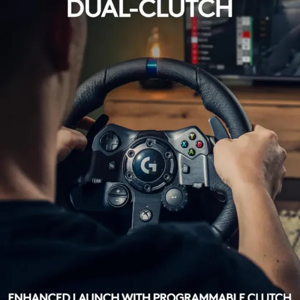 Logitech G923 TRUEFORCE — Volante de carreras + pedales, para PC, Xbox one, Xbox Series X|S - Imagen 3