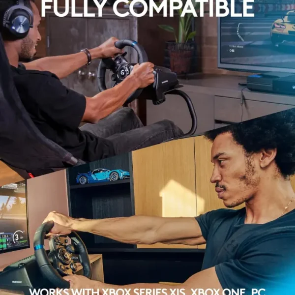 Logitech G923 TRUEFORCE — Volante de carreras + pedales, para PC, Xbox one, Xbox Series X|S - Imagen 4