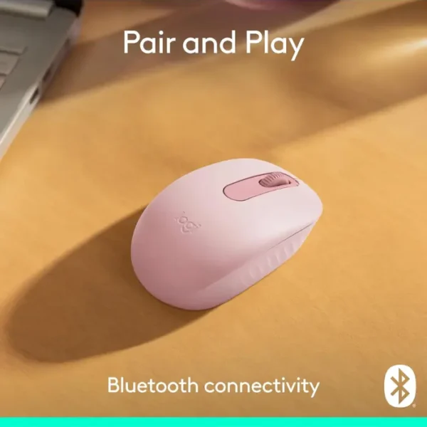 Logitech M196 Rose — Mouse Bluetooth, inalámbrico, rosa - Imagen 4