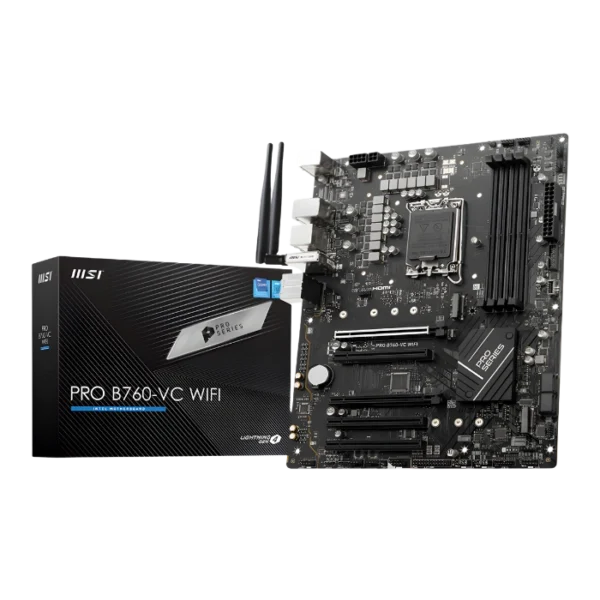 MSI PRO B760-VC WIFI — ATX, LGA1700, 4 x DDR5
