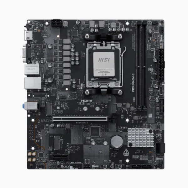 MSI PRO B840M-B — MicroATX, AM5, DDR5, 2 slots - Imagen 2