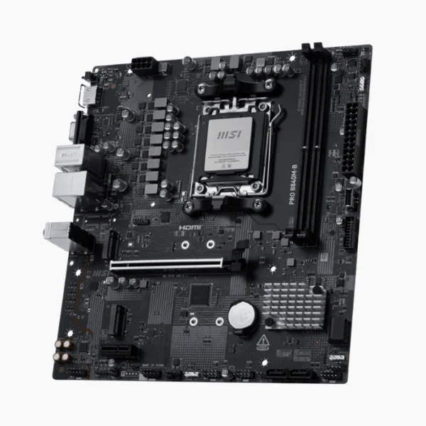 MSI PRO B840M-B — MicroATX, AM5, DDR5, 2 slots - Imagen 3