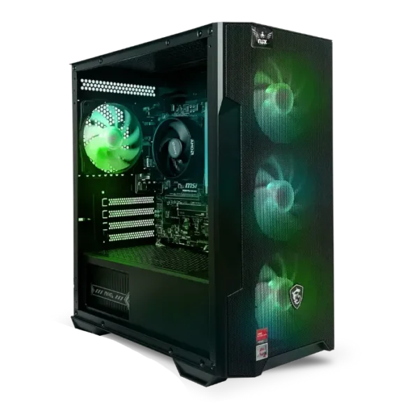 NSX Gaming PC — AMD R5 5600GT | 16GB | SSD 480GB | FREEDOS (Sin S.O.) | Teclado y mouse