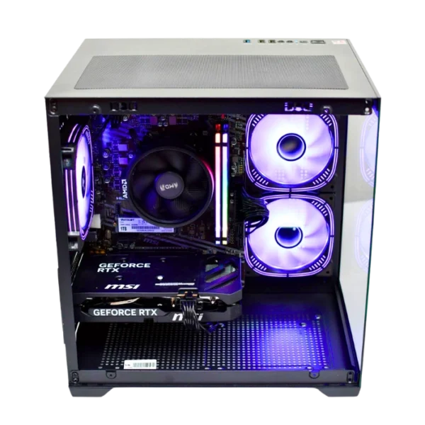 NSX Gaming PC 5050 —  AMD R5 5600X | 16GB | RTX 5050 | SSD 1TB | Windows 11 Home | Teclado y mouse - Imagen 2