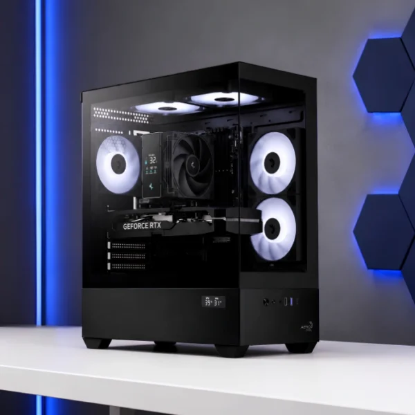 PC STARGAZER —  AMD R5 9600X, 16GB DDR5, RTX 5060 Ti 8GB, SSD 1TB, 750W Bronce, WiFi y BT, Windows 11 Pro - Imagen 2