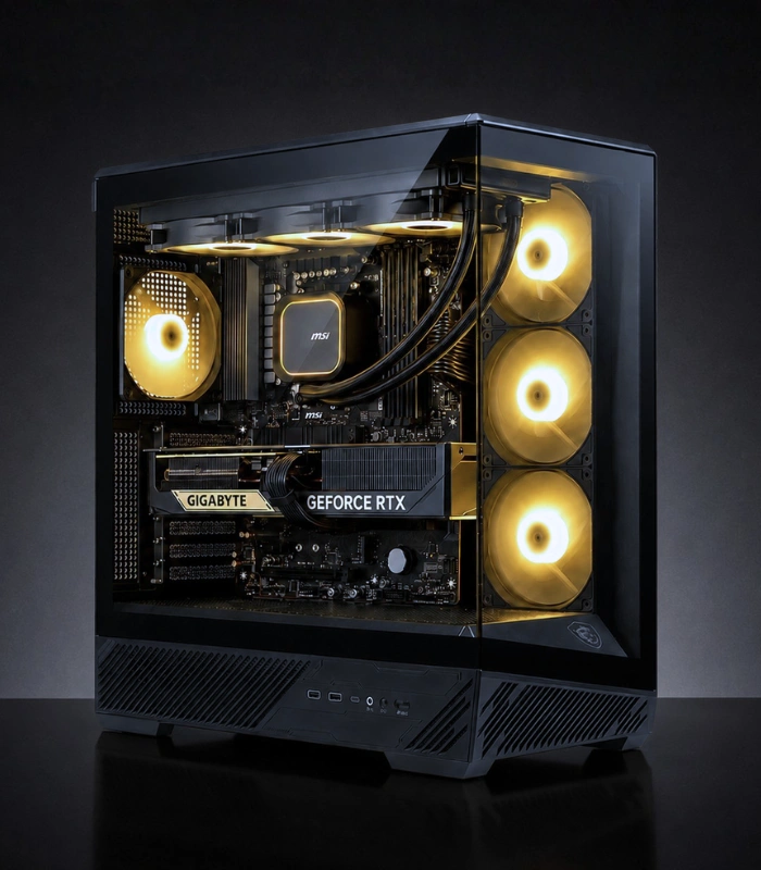 AMD R5 9600X, 32GB DDR5, RTX 5060 Ti 8GB, SSD 1TB, AiO 360mm, 750W Bronce, WiFi y BT, Windows 11 Pro