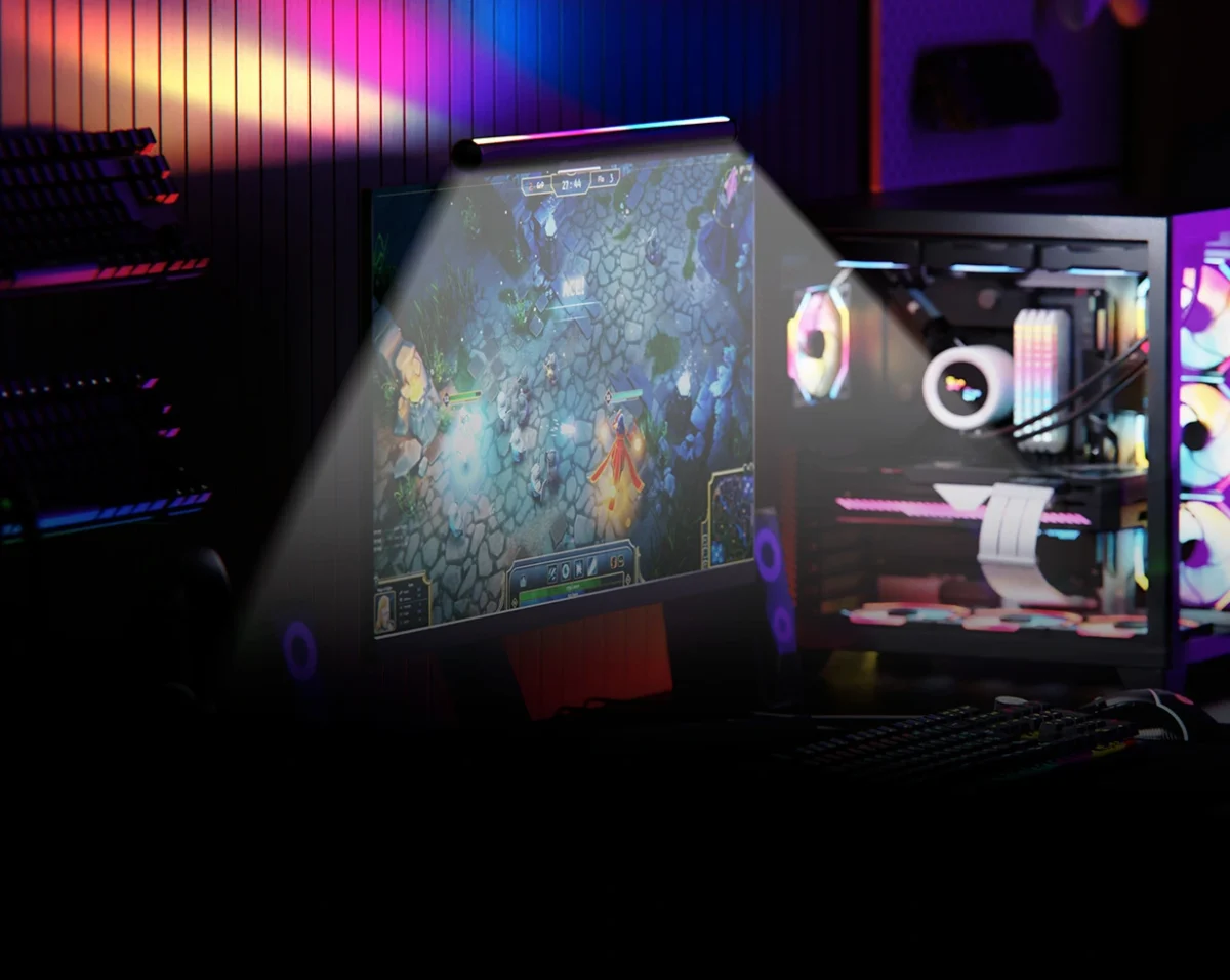 Primus Nimbus2L — 2 Barras de Luz, 1 lámpara CCT,1 lámpara RGBIC, con Controlador - Imagen 3