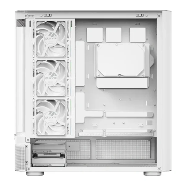 XYZ Quantum White — Caja ATX, 4 Fans ARGB, controlador, blanco - Imagen 6