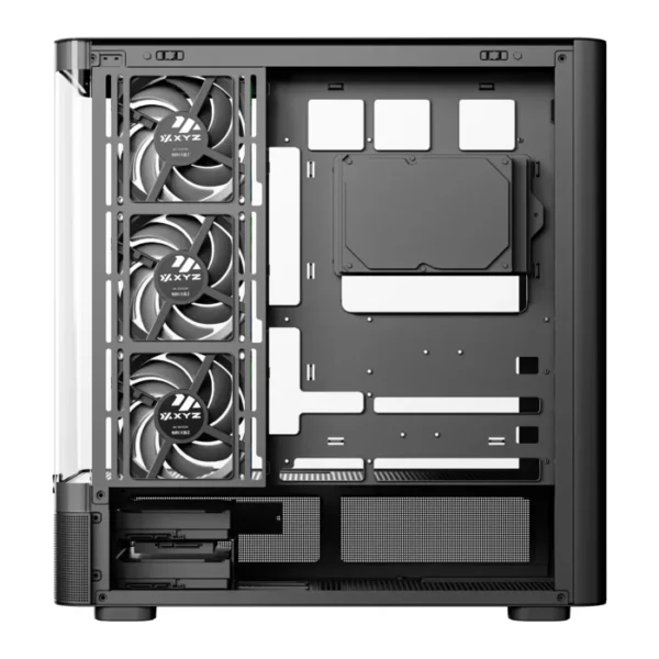 XYZ Quantum Black — Caja ATX, 4 Fans ARGB, controlador, negro - Imagen 6