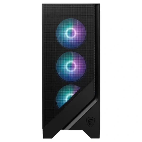 MSI MAG Forge 321R AIRFLOW — Caja ATX, Mesh front panel, 4 Fans RGB, negro - Imagen 3