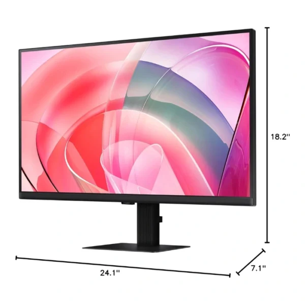 Samsung ViewFinity S7 S70D — 27", 4K, 60Hz, IPS, HDR10, Monitor Plano, negro - Imagen 3