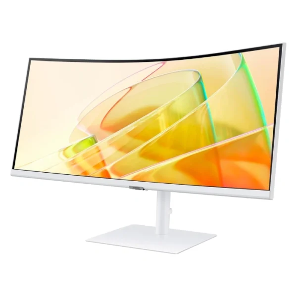 Samsung ViewFinity S6 S65TC — 34", UWQHD, 100Hz, Monitor Curvo, 21:9, altavoces, HDR10, Blanco - Imagen 2