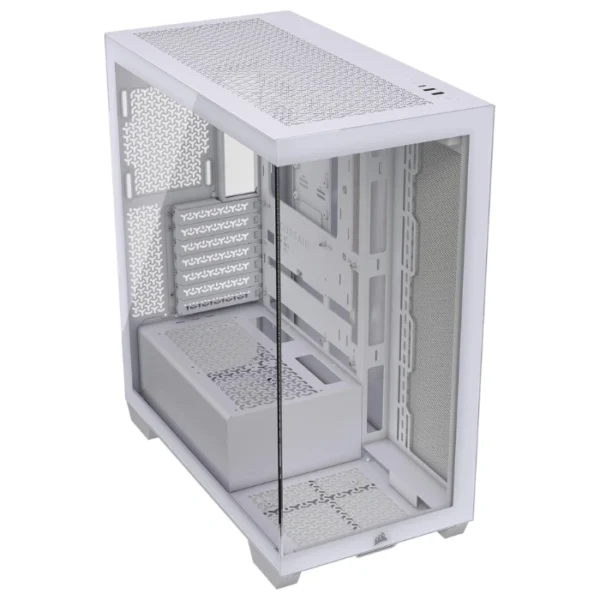 CORSAIR 3500X White — Caja ATX, sin Fans, blanco - Imagen 2