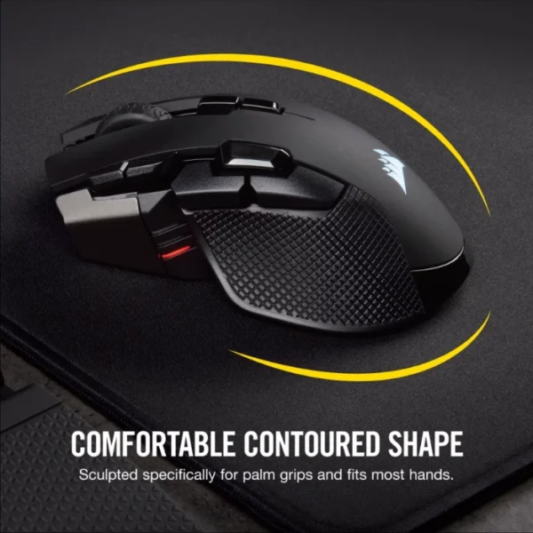 Corsair IRONCLAW RGB Wireless — Mouse inalámbrico, Bluetooth, 10 botones, 18K DPI, negro - Imagen 5