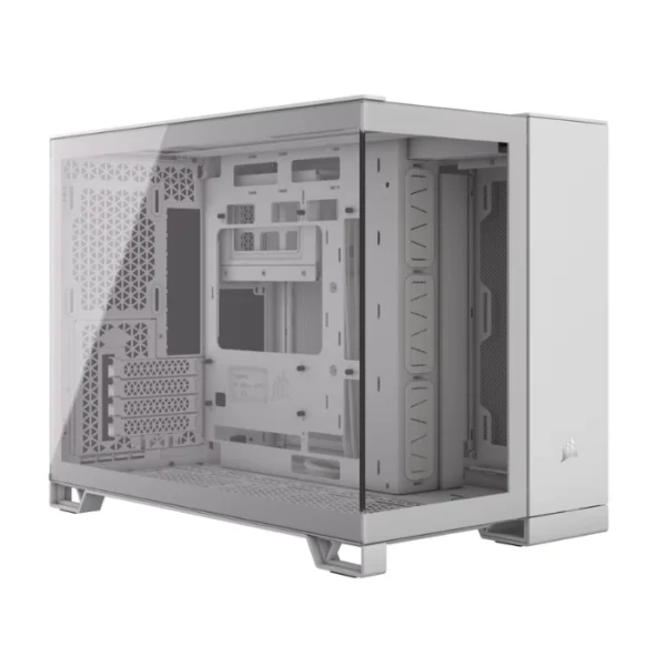 CORSAIR 2500X White — Caja microATX, Sin Fans, blanco - Imagen 3
