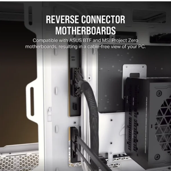 CORSAIR 6500X Black — Caja ATX, Sin Fans, negro - Imagen 7