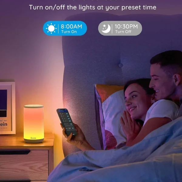 Govee H6052 Aura Smart Table Lamp — Lámpara de mesa inteligente, 43 modos de escena, Modo de música - Imagen 5
