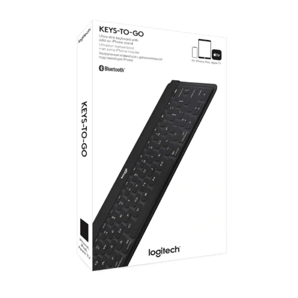 Logitech Keys-To-Go Black — Teclado bluetooth, ligero, negro, para iPhone, iPad, Mac y Apple TV - Imagen 6