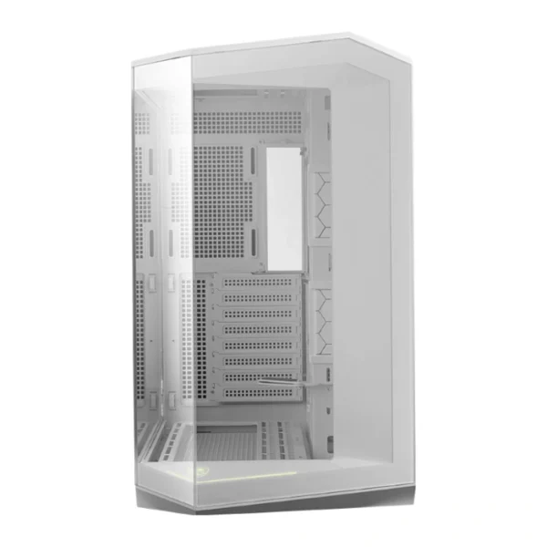 MSI MAG PANO 100L PZ White — Caja ATX, Sin Fans, soporta motherboard con conexión trasera, blanco - Imagen 4