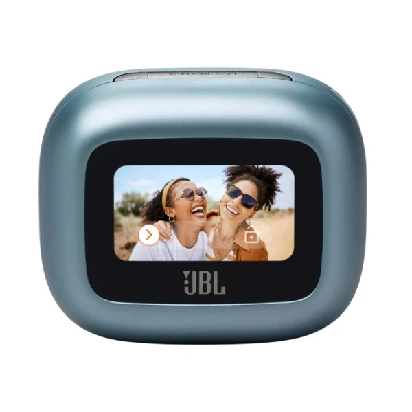 JBL LiveBeam 3 Blue — Auriculares True Wireless, cancelación de ruido, diseño Stick Closed, Smart Charging Case Pantalla Táctil 1,45", azul - Imagen 2