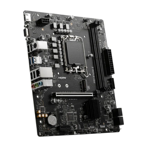 MSI PRO B760M-E —  MicroATX, LGA1700, DDR4, 2 slots | 911-7D48-048 - Imagen 3