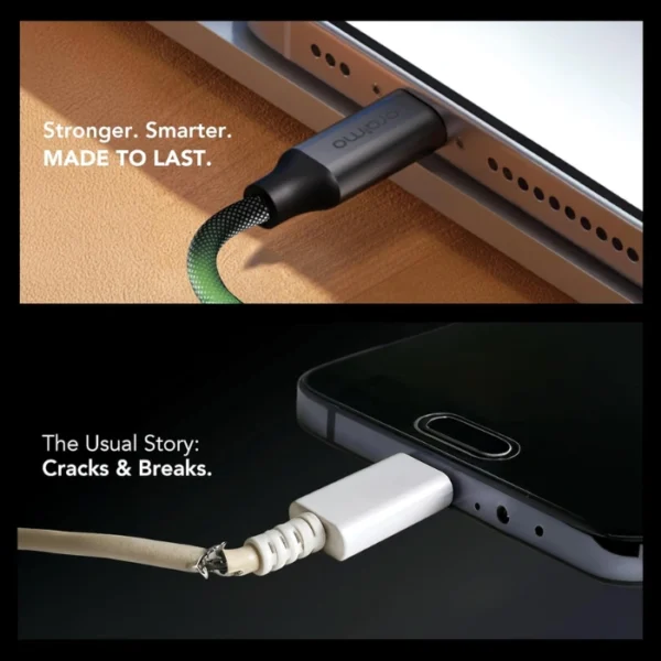 Oraimo MagCable USB-C a Lighting — Cable Magnetic Tangle-Free, 1m, Carga rápida 20W, negro - Imagen 3