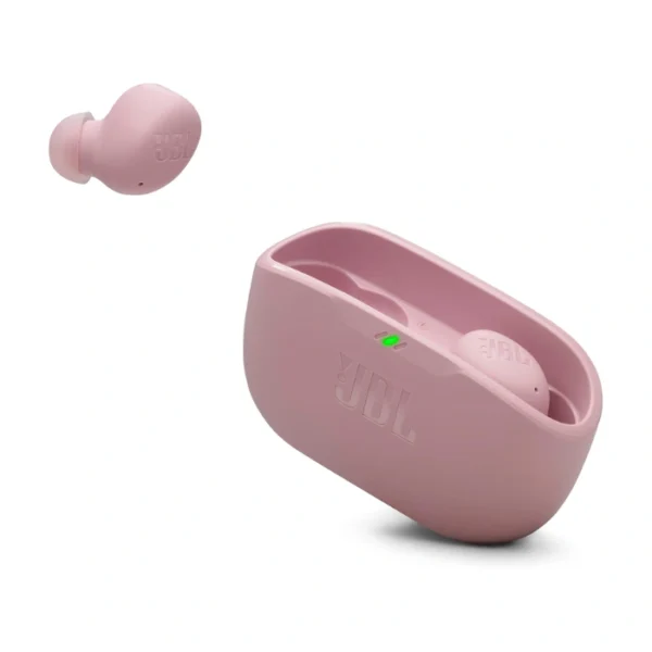 JBL Vibe Buds 2 Pink — Earbuds, inalámbricos, bluetooth, Cancelación activa de ruido, rosa - Imagen 2