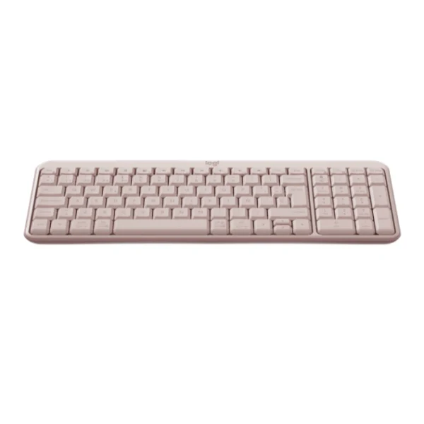 Logitech K250 Compact Pebble Rose — Teclado bluetooth, inalámbrico, español, rosa - Imagen 3