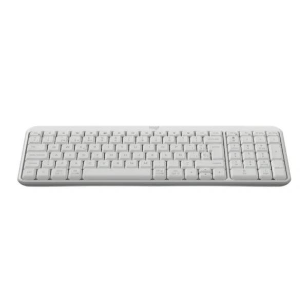 Logitech K250 Compact White — Teclado bluetooth, inalámbrico, español, blanco - Imagen 3