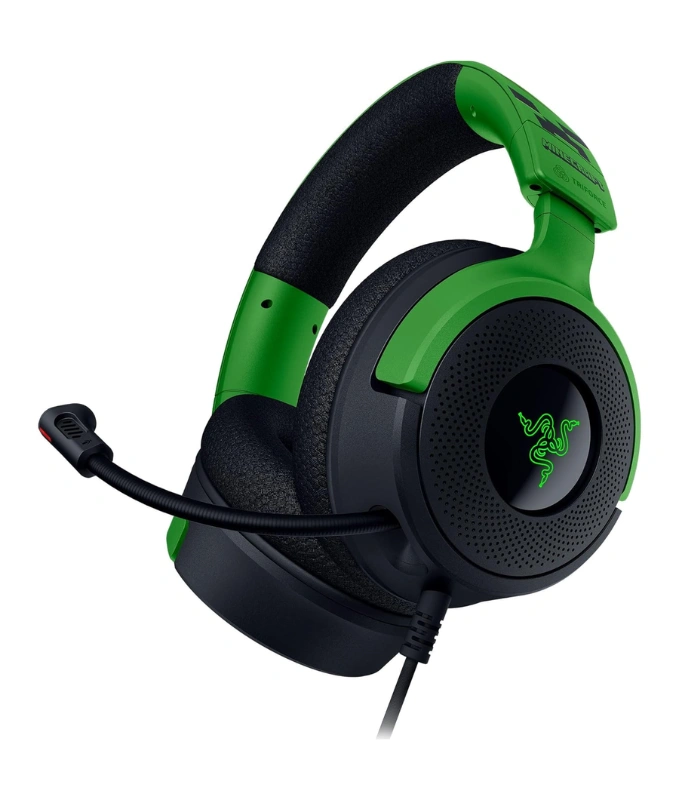 Producto Web - 2025-10-27T212154.788 Razer Kraken V4 X Minecraft Edition — Audífonos gaming, con cable, para PC, Mac, Playstation, Nintendo Switch, Steam Deck, Mobile y Tablet, Chroma RGB, verde - Imagen 9